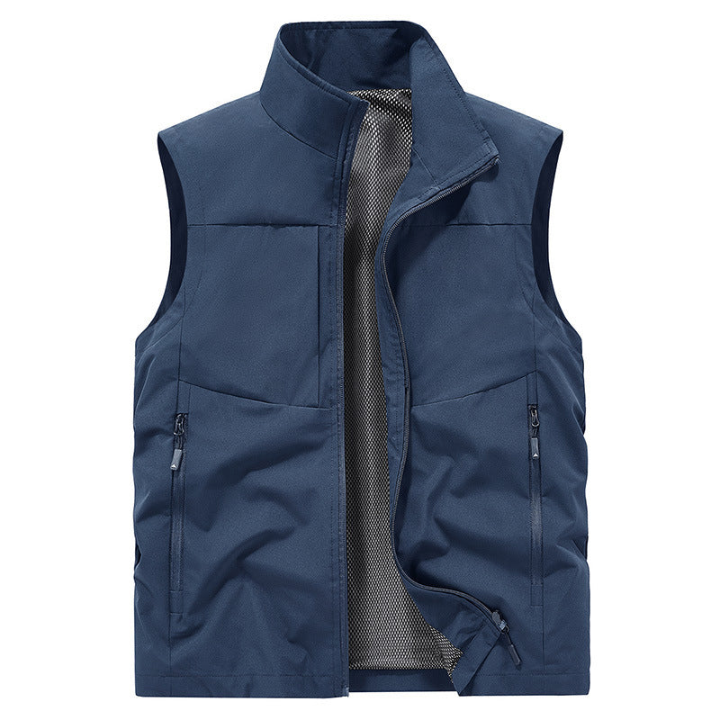 ⏳ Limited time 50% off! 💥Men's Comfortable Quick-Dry Vest with Pockets(From two pieces, the more you buy, the more you save!)