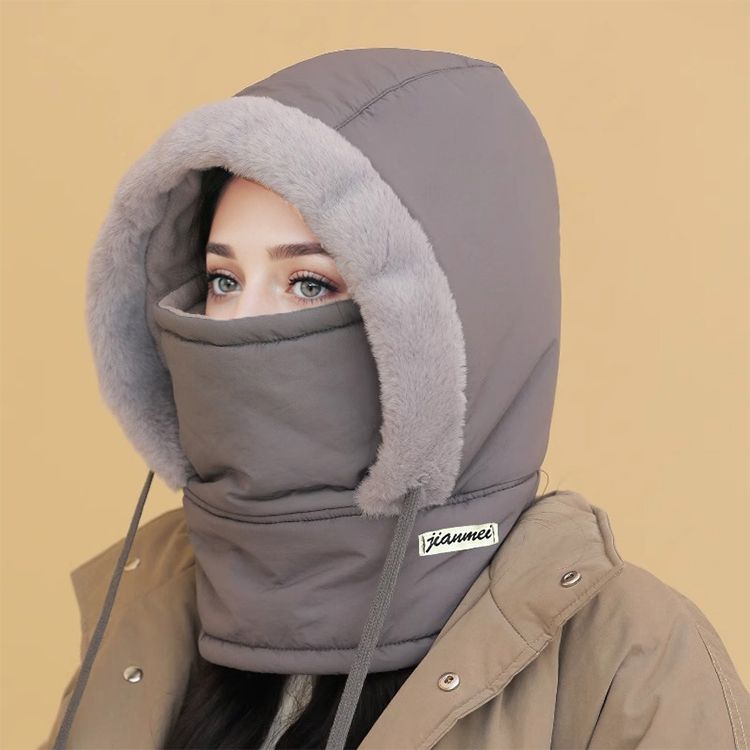 🍂Autumn Promotion 50%💕Plush-lined Thickened Thermal Hat with Face Mask for Men and Women