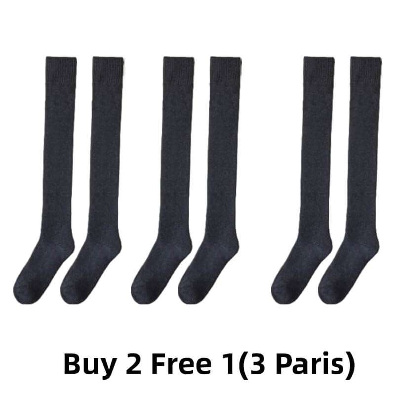 Women's Thermal Winter Fleece over Knee Socks