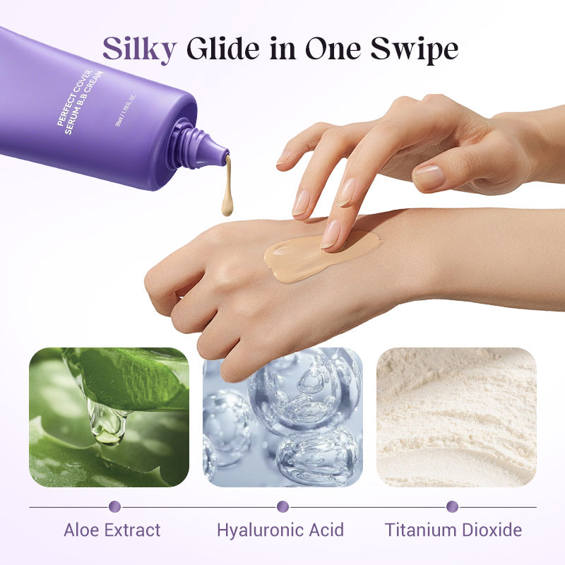 [MISSHA Official] M Perfect Cover Serum BB Cream - Bifida Ferment Lysate Serum-Infused BB Cream