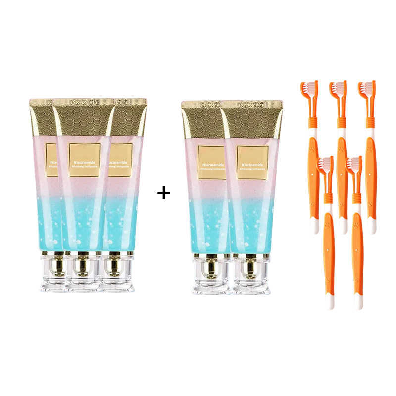 💖Niacinamide Whitening Toothpaste🦷Pearly White Teeth Revealed🦷Your Smile's New Secret Weapon!