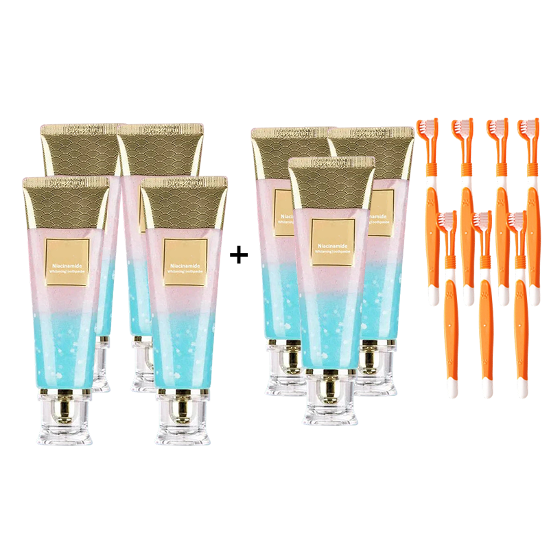 💖Niacinamide Whitening Toothpaste🦷Pearly White Teeth Revealed🦷Your Smile's New Secret Weapon!