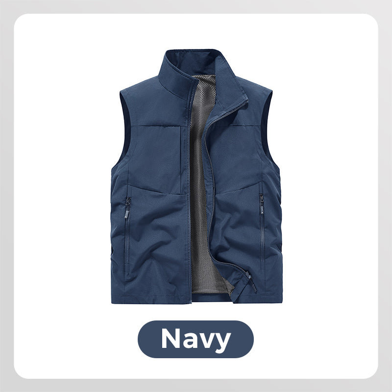 ⏳ Limited Time 50% OFF! 💥Men's Waterproof Outdoor Utility Vest