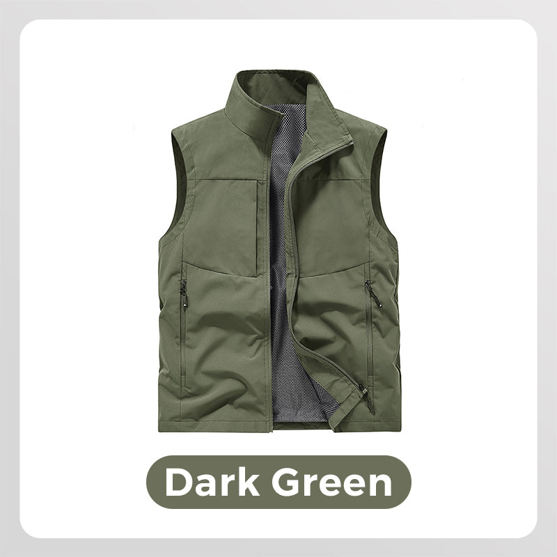 ⏳ Limited Time 50% OFF! 💥Men's Waterproof Outdoor Utility Vest