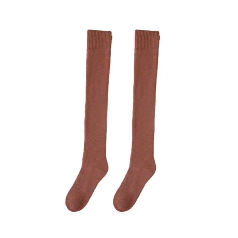 Women's Thermal Winter Fleece over Knee Socks