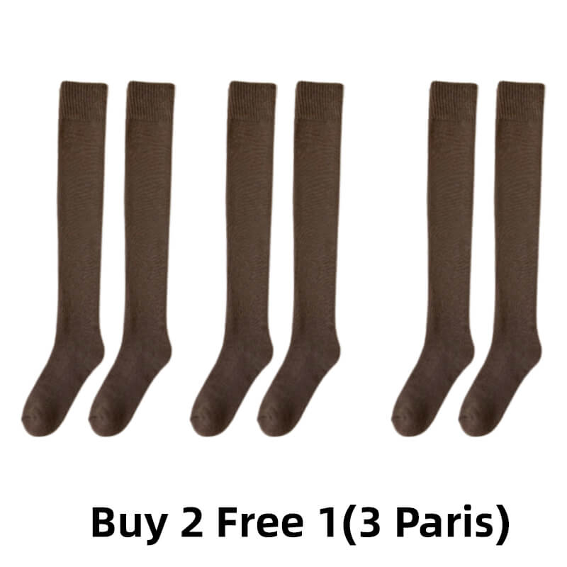 Women's Thermal Winter Fleece over Knee Socks