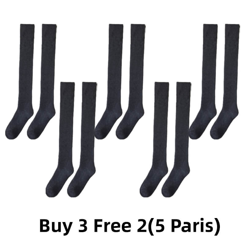 Women's Thermal Winter Fleece over Knee Socks