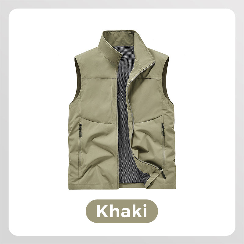 ⏳ Limited Time 50% OFF! 💥Men's Waterproof Outdoor Utility Vest