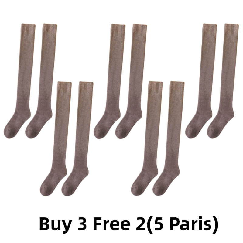 Women's Thermal Winter Fleece over Knee Socks