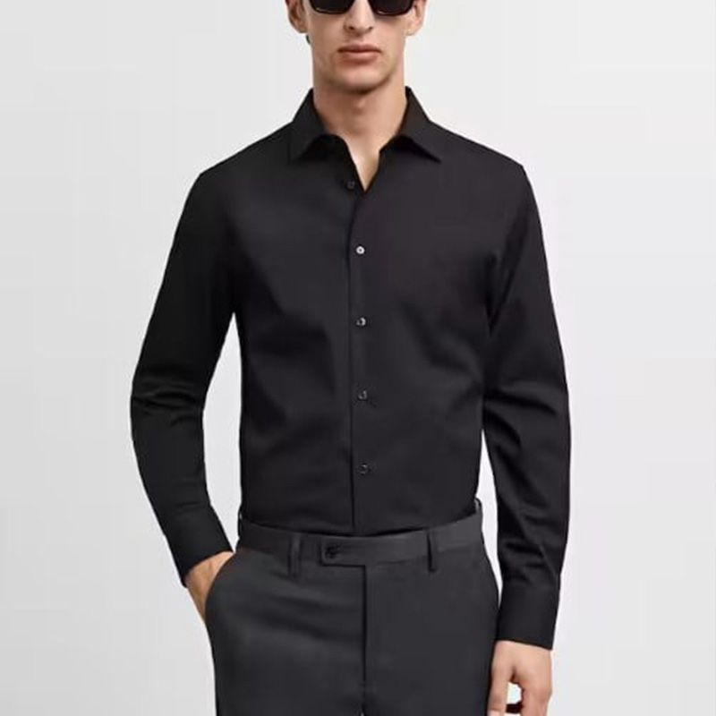 Men's High Stretch Ironing-Free Business Shirt