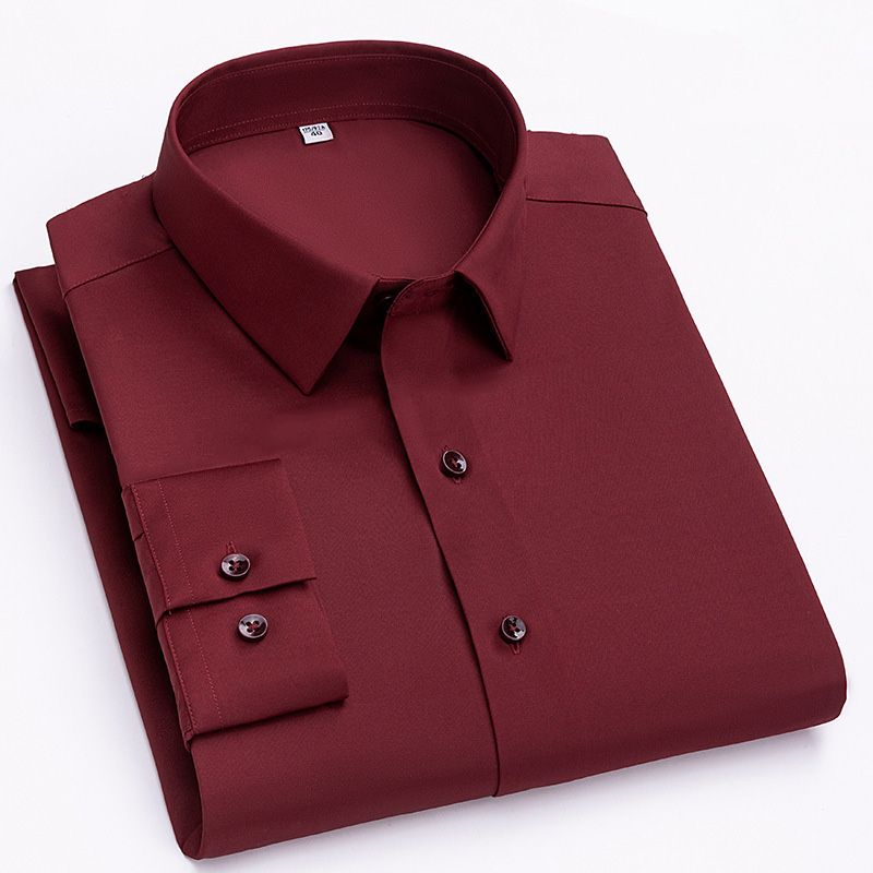 Men's High Stretch Ironing-Free Business Shirt