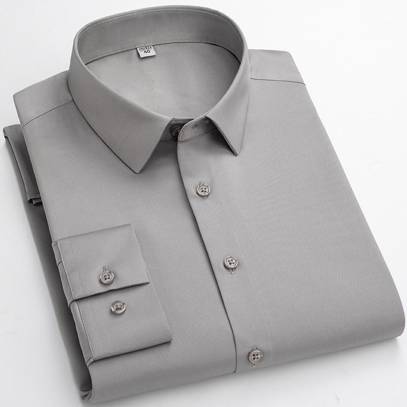 Men's High Stretch Ironing-Free Business Shirt