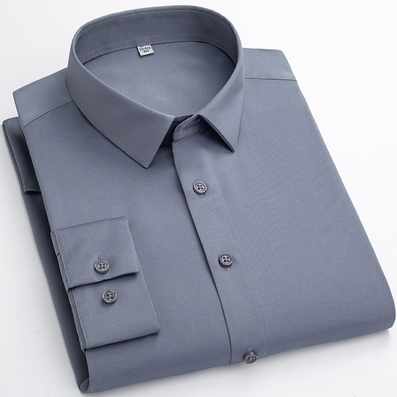 Men's High Stretch Ironing-Free Business Shirt