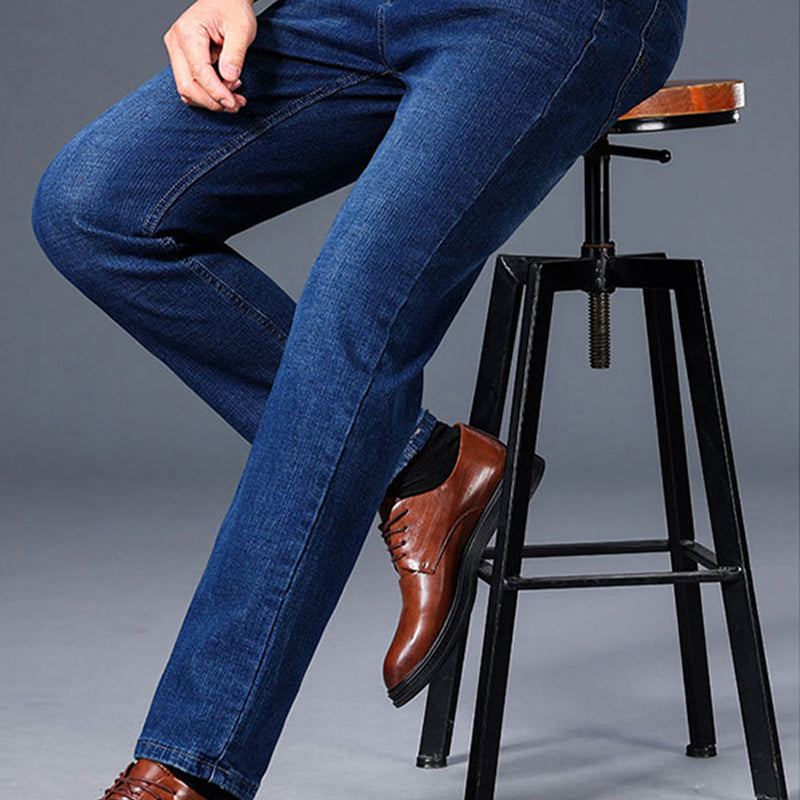 Men's Stretch Straight-Fit Jeans