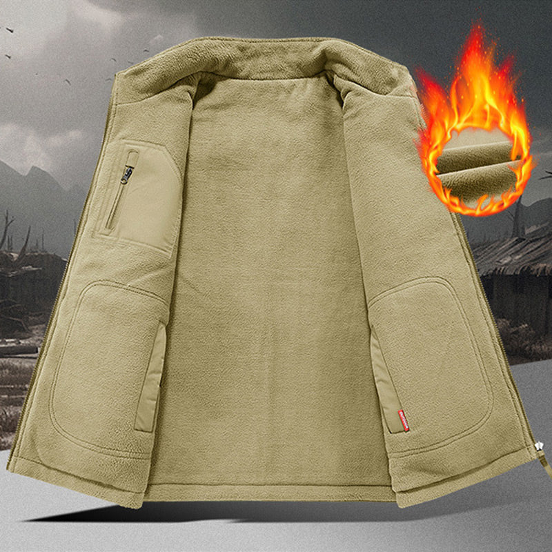 Casual Padded Reversible Multi-Pocket Vest