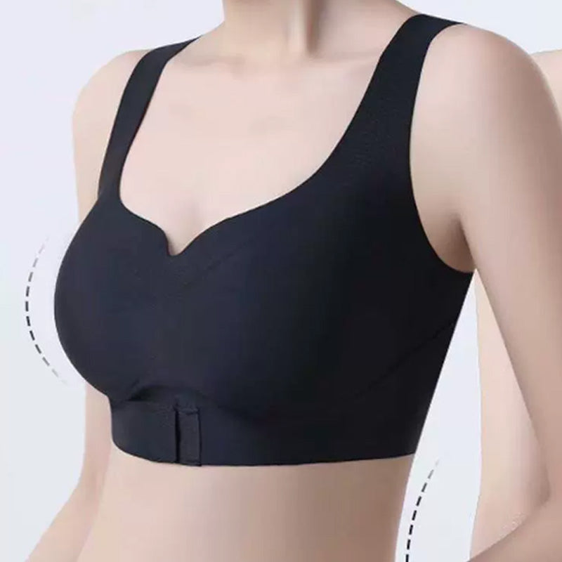 🔥Time-limited special offer💕Women's Front Closure Seamless Back Support Posture Bra🎁