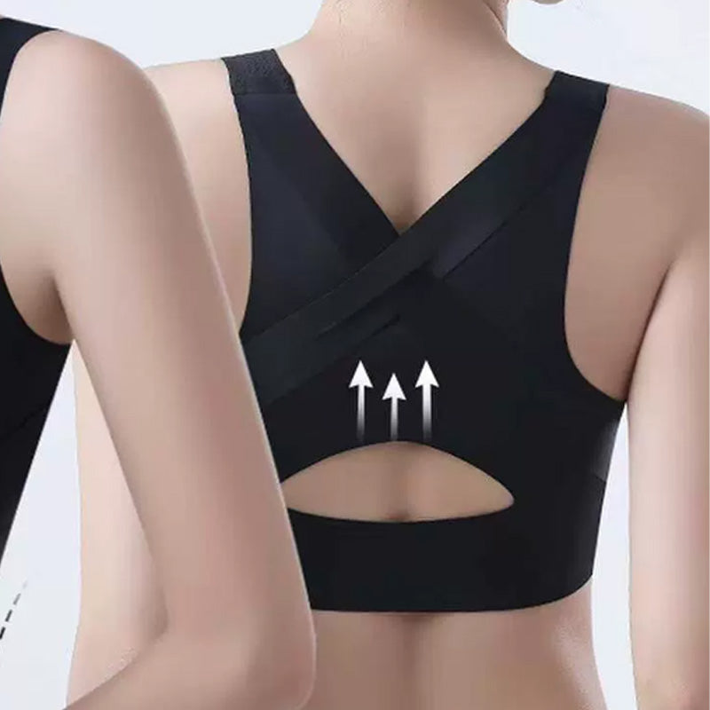 🔥Time-limited special offer💕Women's Front Closure Seamless Back Support Posture Bra🎁