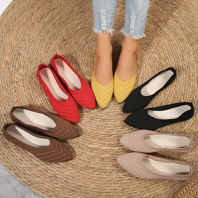 Women’s Comfortable Breathable Pointed Toe Flats