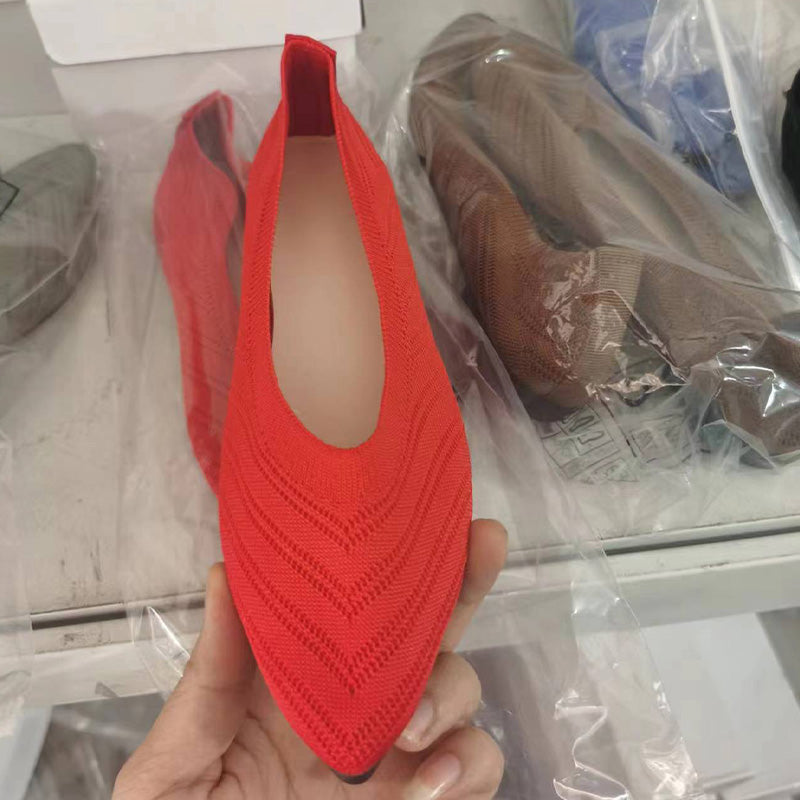 Women’s Comfortable Breathable Pointed Toe Flats