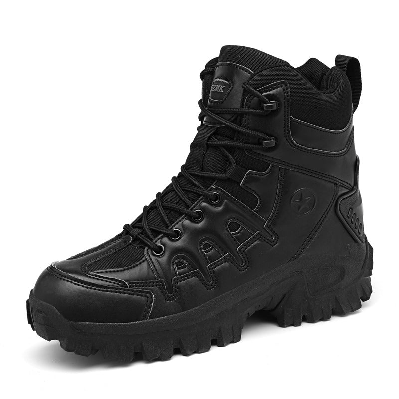 🔥Men's Rugged & Stylish High-Top Outdoor Boots