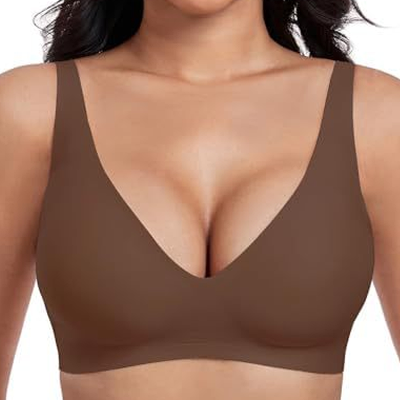 🍃Summer Hot Sale 49% OFF⏰Deep V Plunge Push-up Wirefree Seamless Bra