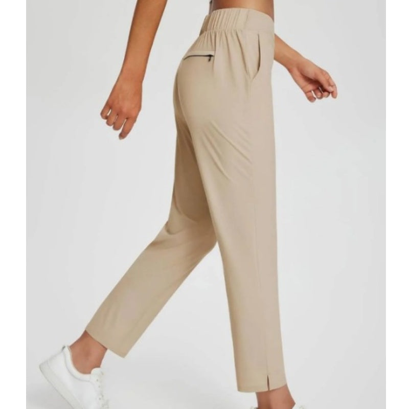 🔥2025 Summer Hot Sale 49% OFF🔥Women's High-Waisted Elastic Pants with Zipper Pockets