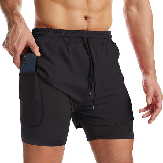 ⏳ Limited time 50% off! 💥Men's 2-in-1 Quick-Dry Sports Shorts