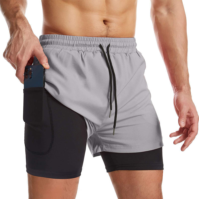 ⏳ Limited time 50% off! 💥Men's 2-in-1 Quick-Dry Sports Shorts