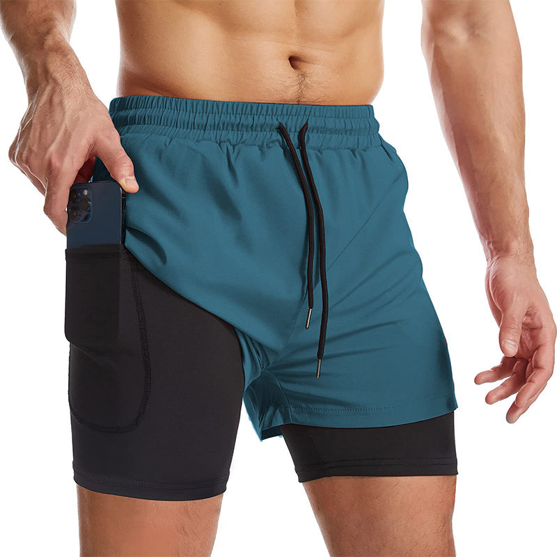⏳ Limited time 50% off! 💥Men's 2-in-1 Quick-Dry Sports Shorts