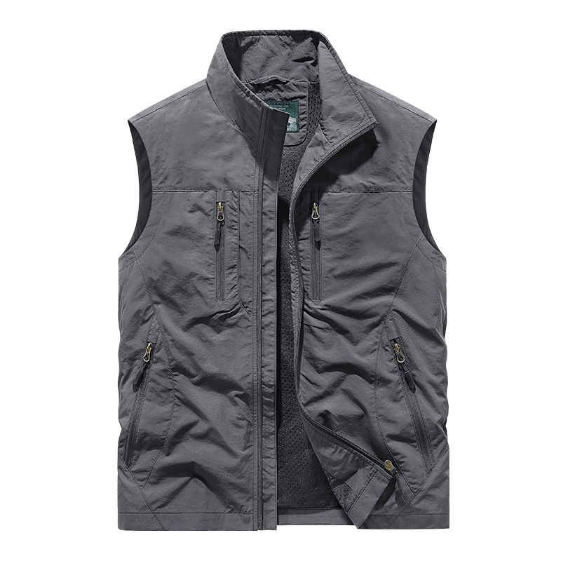 ⏰Limited Time Sale 49% OFF🔥🧥Men's Oversized Sleeveless Vest Jacket With Pockets