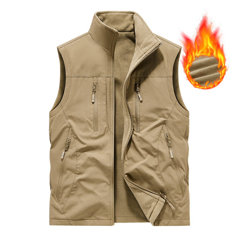⏰Limited Time Sale 49% OFF🔥🧥Men's Oversized Sleeveless Vest Jacket With Pockets
