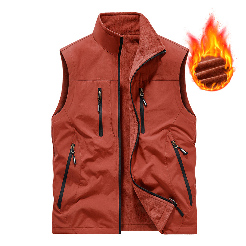 ⏰Limited Time Sale 49% OFF🔥🧥Men's Oversized Sleeveless Vest Jacket With Pockets