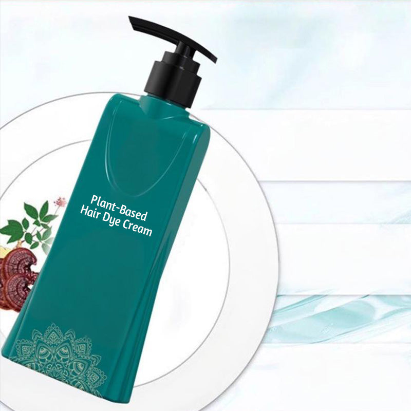 Plant-Based Hair Dye Cream for Gray Coverage