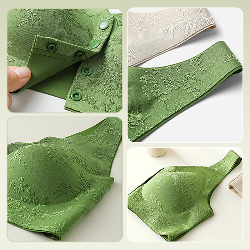 🏆Comfort Front-Clasp & Wire-Free Seamless Bra