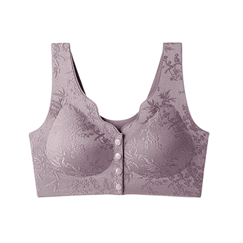 🏆Comfort Front-Clasp & Wire-Free Seamless Bra